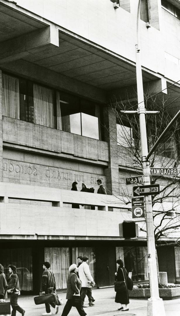 Juilliard building exterior at broadway and 66th street